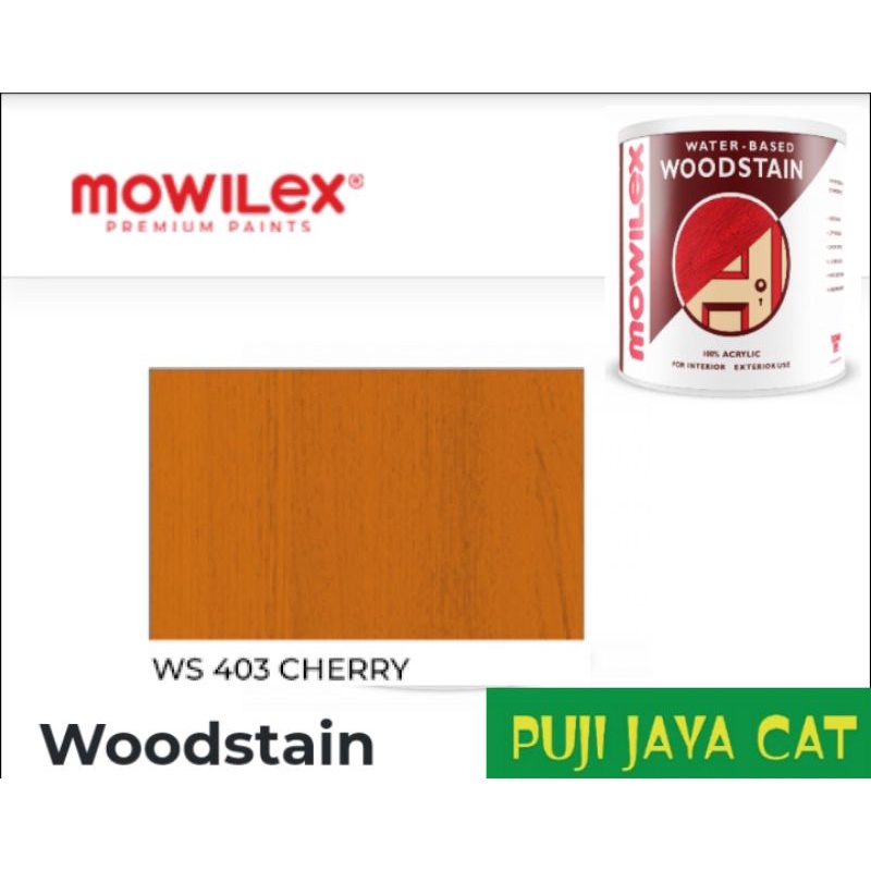 Jual Mowilex Woodstain Cherry Cat Politur Air Waterbased Shopee Indonesia