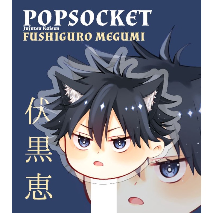 Jual [TOUKA] Popsocket Griptok Jujutsu Kaisen Holo Fan