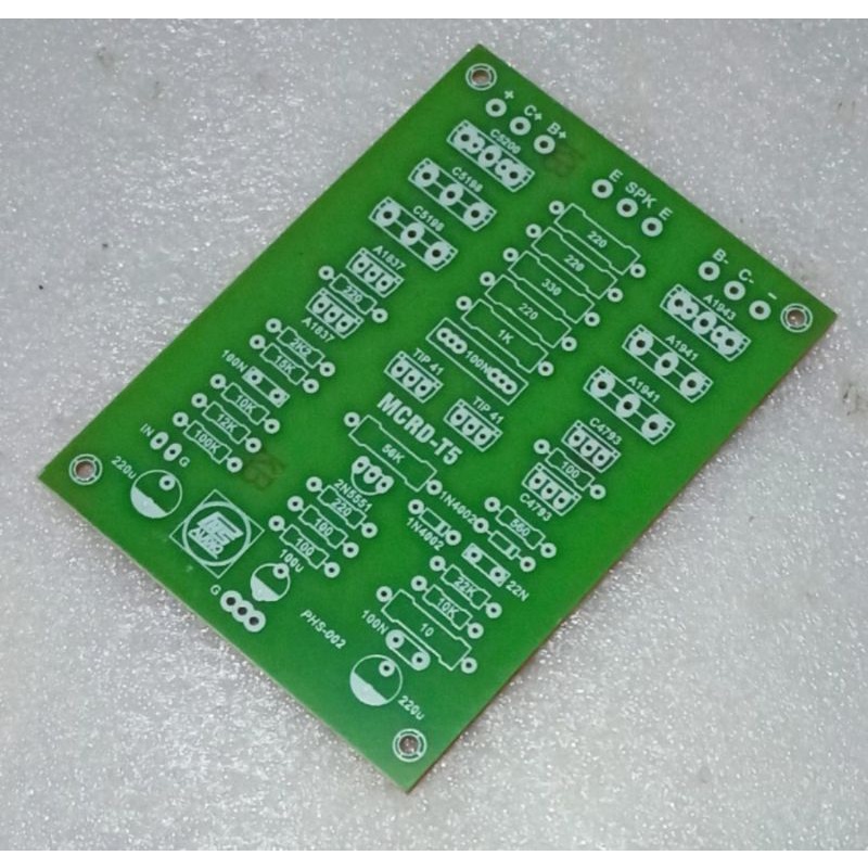 Jual Pcb Driver Power Amplifier Mono Mcrd V Low Sub Inch Fiber Fr