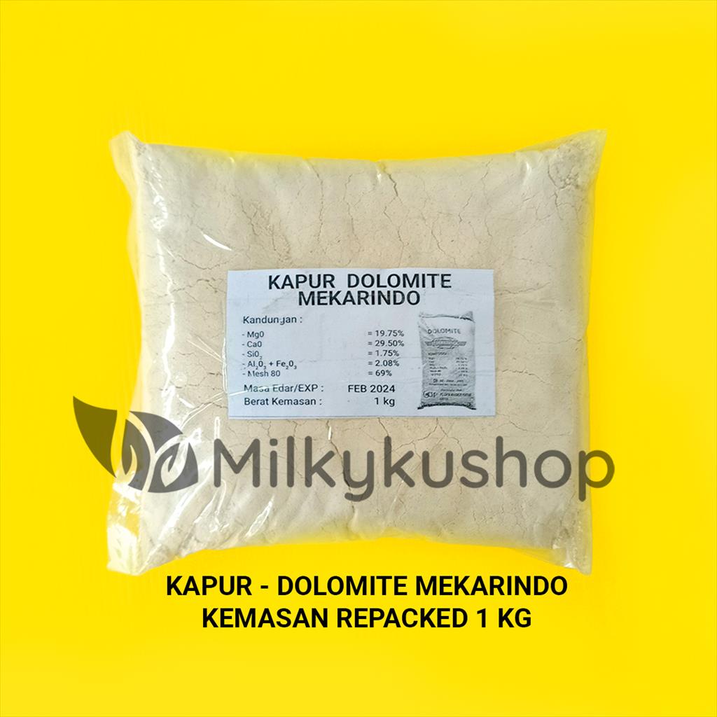 Jual Pupuk Dolomite Kemasan Repack 1 Kg Kapur Pertanian Dolomit Kapur Tohor Alas Gecko Shopee 1318