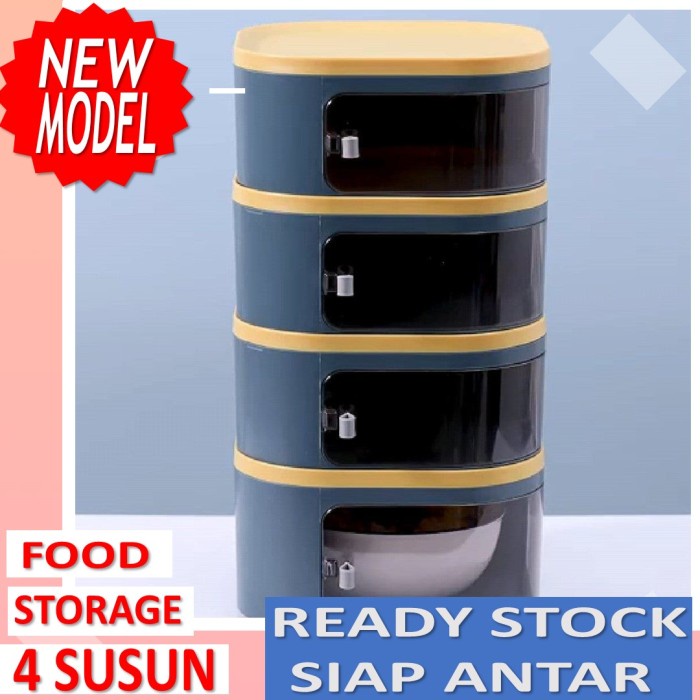 Jual Food Storage 4 Layer - Rak Makanan 4 Susun - New Generation Tritu ...