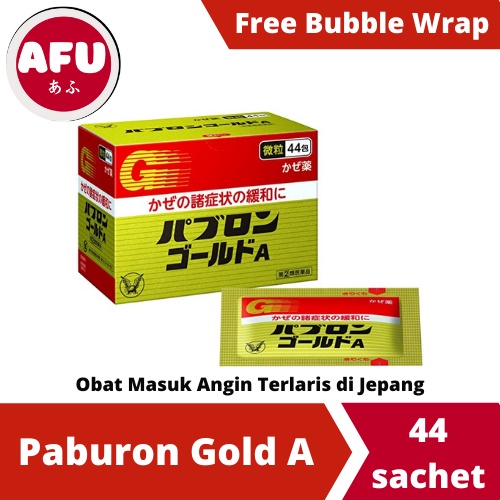 Jual Paburon Gold Obat Flu Masuk Angin Batuk Pilek 44 sachet Pabron ...