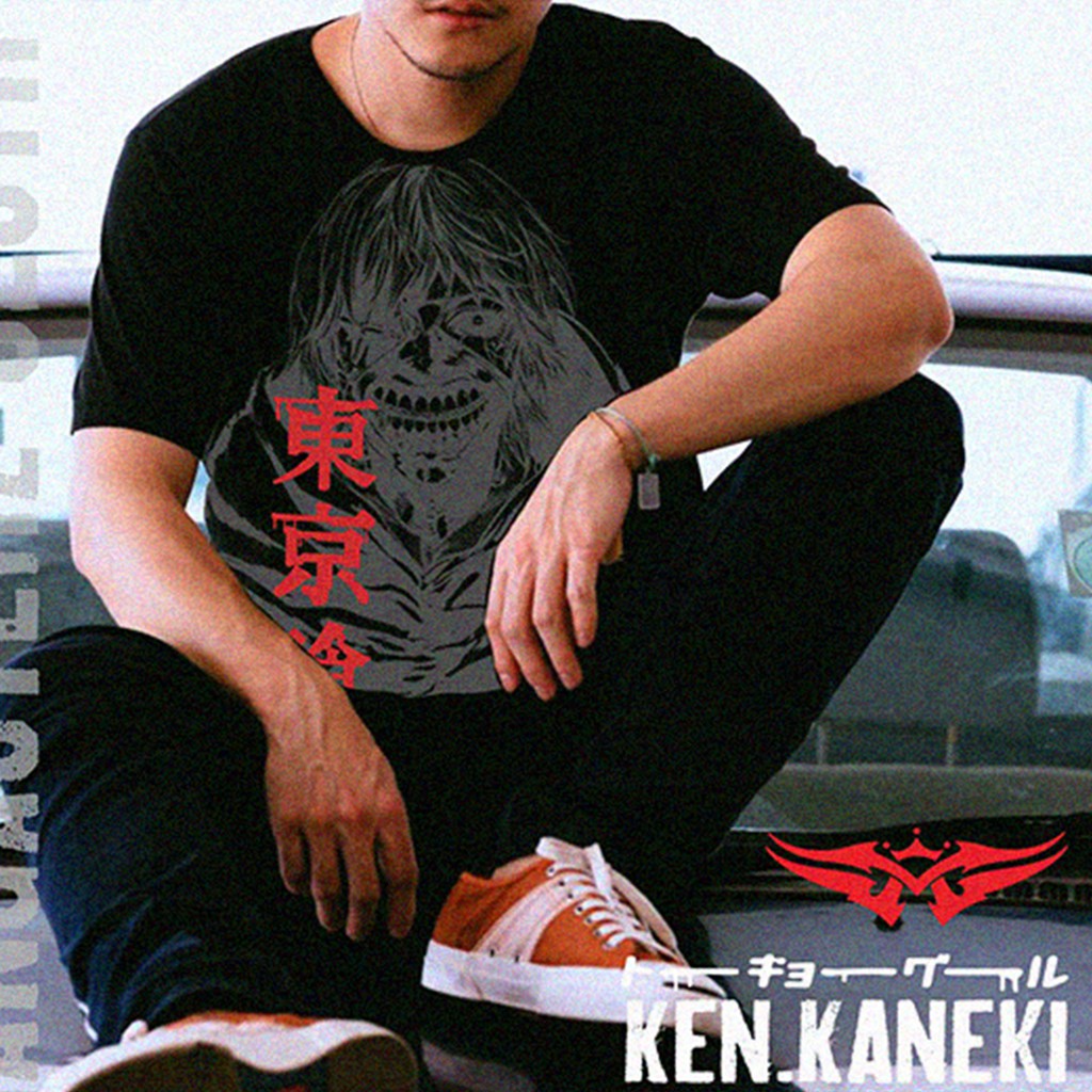 Jual Kaos Tokyo Ghoul Kaos Anime Tokyo Ghoul Kaneki Siluet | Shopee