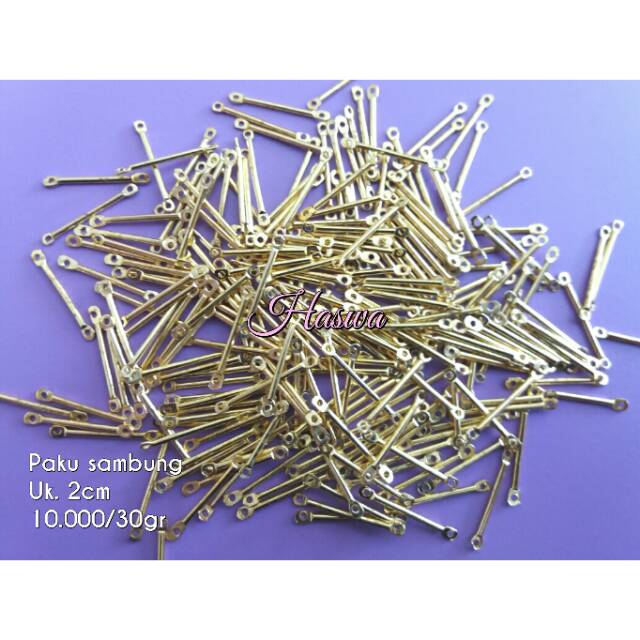 Jual PAKU SAMBUNG 2CM GOLD / PAKU BROS | Shopee Indonesia
