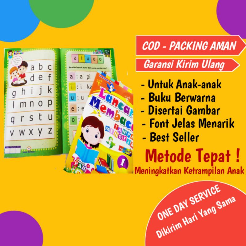 Jual BUKU MEMBACA TANPA MENGEJA BUKU BELAJAR MEMBACA TANPA MENGEJA BUKU