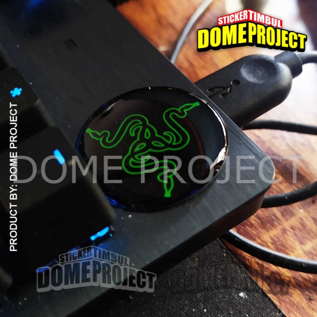Jual STIKER TIMBUL LOGO RAZER STIKER KOMPUTER STIKER PC GAMING ...