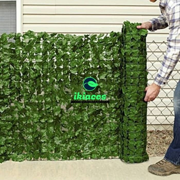 DAUN RAMBAT IVY SATU GULUNG DEKORASI DINDING BUNGA PLASTIK TANAMAN ARTIFICIAL MURAH 1 X 2 METER