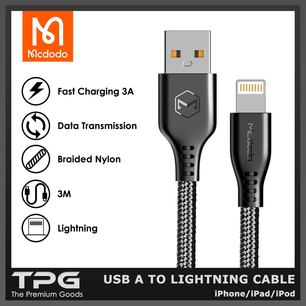 Jual Mcdodo Kabel Data Lightning Iphone Ipad Ipod Fast Charging Apple