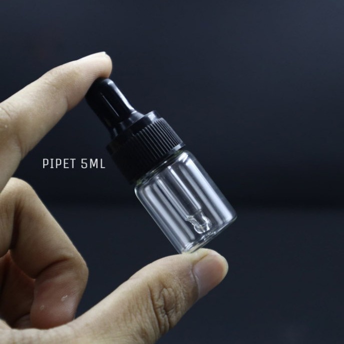 Jual BOTOL KACA 5ML/BOTOL PIPET 5ML/BOTOL SERUM 5 ML/BOTOL TETES 5ML ...