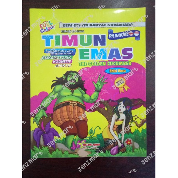 Jual Seri Cerita Rakyat Nusantara Timun Mas Full Colour 2 Bahasa ...