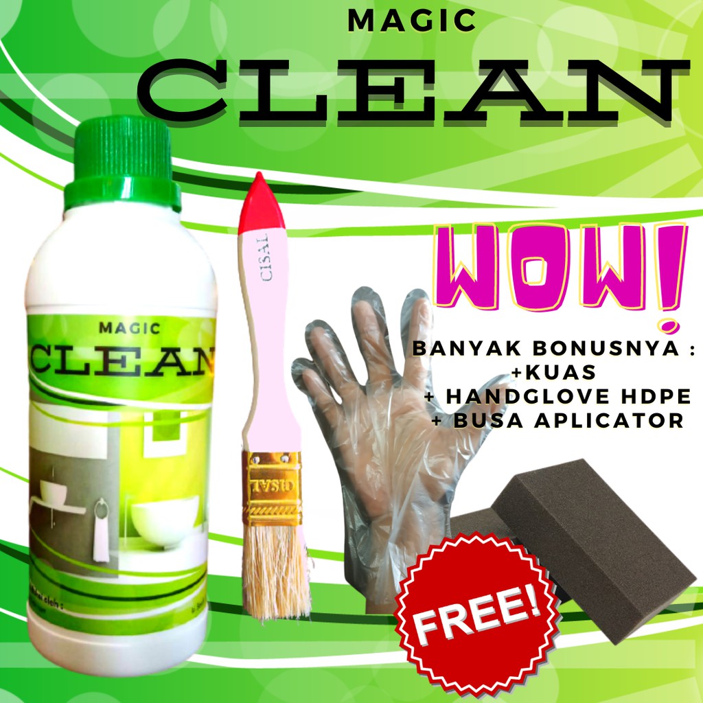 Jual Magic clean pembersih noda kerak membandel ajaib 500 ml | Shopee ...