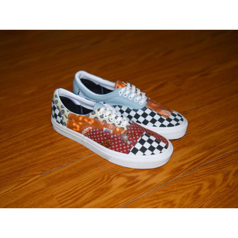 VANS★ERA TIGER PATCHWORK★チェック柄★ペイズリー★兼用 