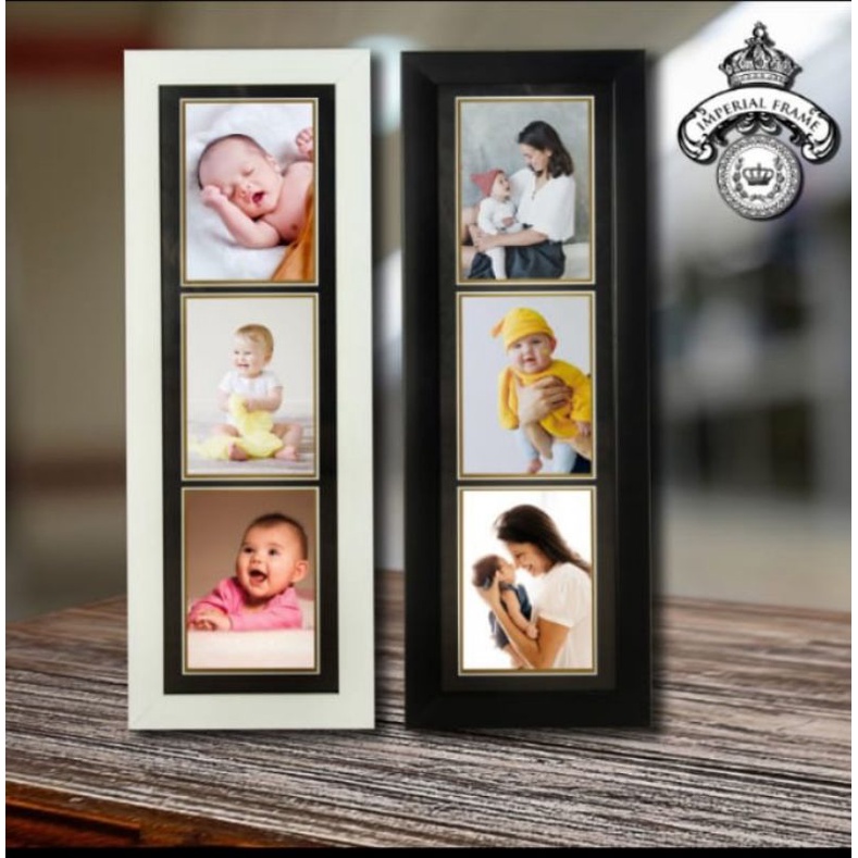 Jual Bingkai Foto Susun 3 Ukuran Foto 4R | Shopee Indonesia