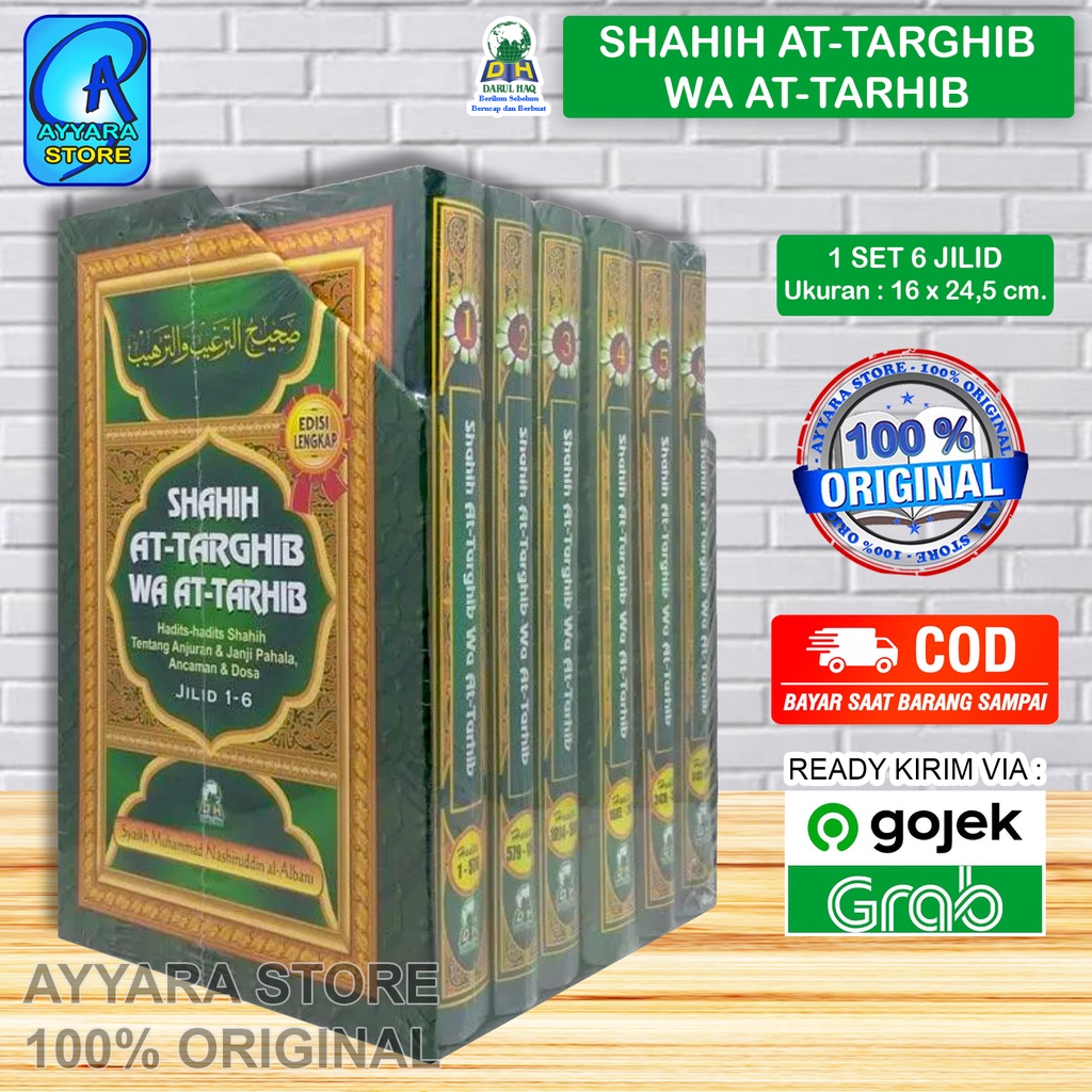 Jual Shahih At-Targhib Wa At-Tarhib 1 Set lengkap 6 Jilid + BOX - Darul ...
