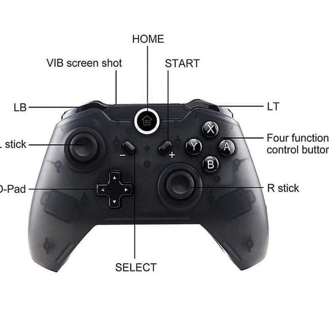 Jual Nintendo Switch Pro Wireless Controller Stick 3rd Party Xbox One ...