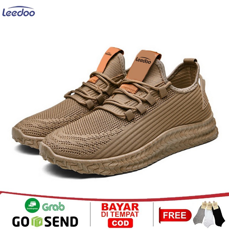 Jual Leedoo Sepatu Pria Sneakers Casual Fashion Terbaru Sport Running