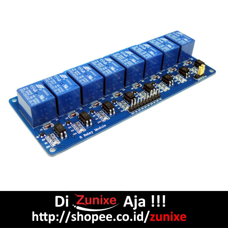 Jual RELAY MODUL 8 CHANNEL 5V FOR ARDUINO | Shopee Indonesia