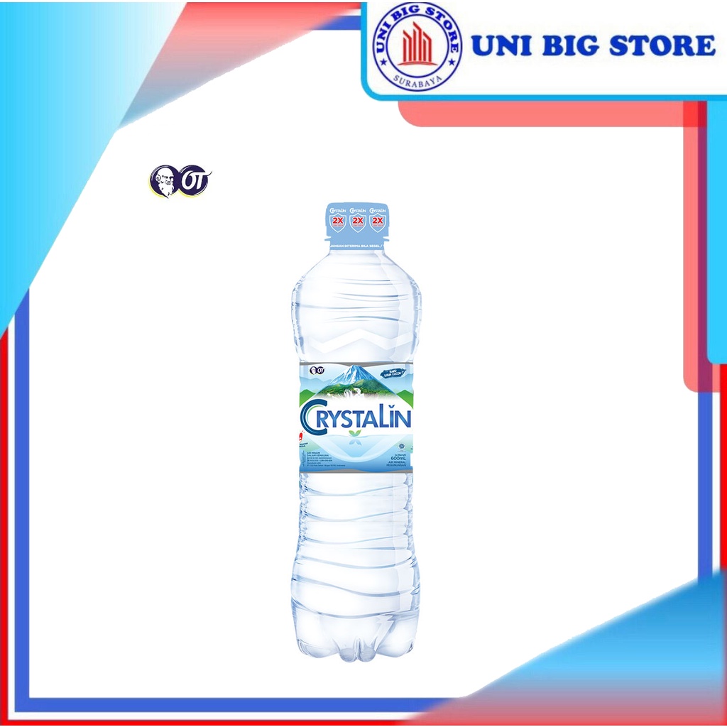 Jual Crystalin Air Mineral 600 ml Botol | Shopee Indonesia