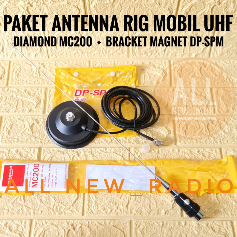 Jual ANTENA RIG MOBIL DIAMOND MC200 UHF PLUS BRACKET MAGNET DP-SPM ...