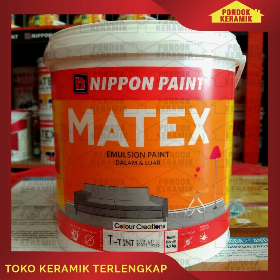 CAT TEMBOK NIPPON PAINT MATEX WARNA MIXING / TINTING 20 KG