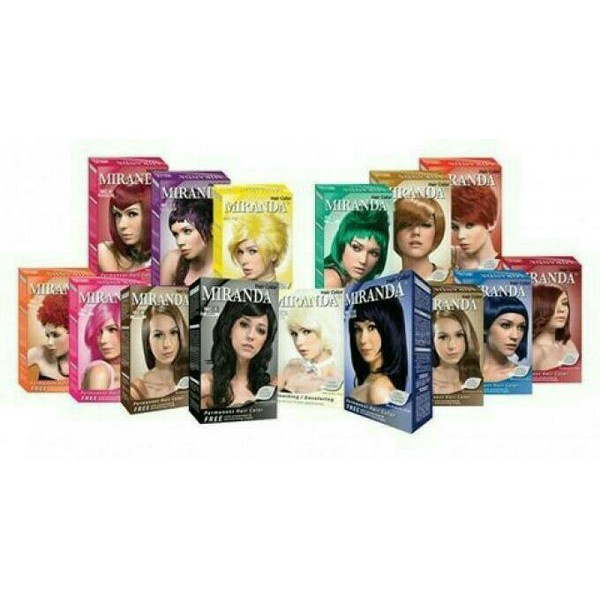 Jual Miranda Hair Color 30ml / Cat Rambut Permanent / Pewarna Rambut ...