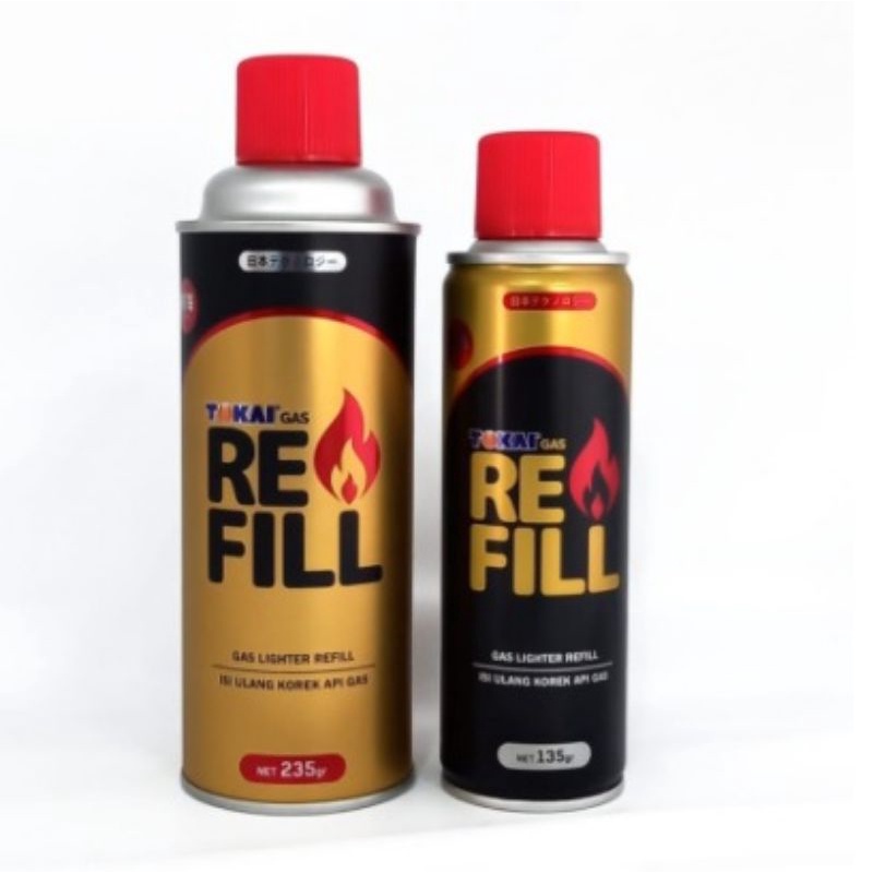 Jual Gas Isi ulang Korek Api Tokai 135 gr/Gas Isi ulang Pemantik/Gas ...