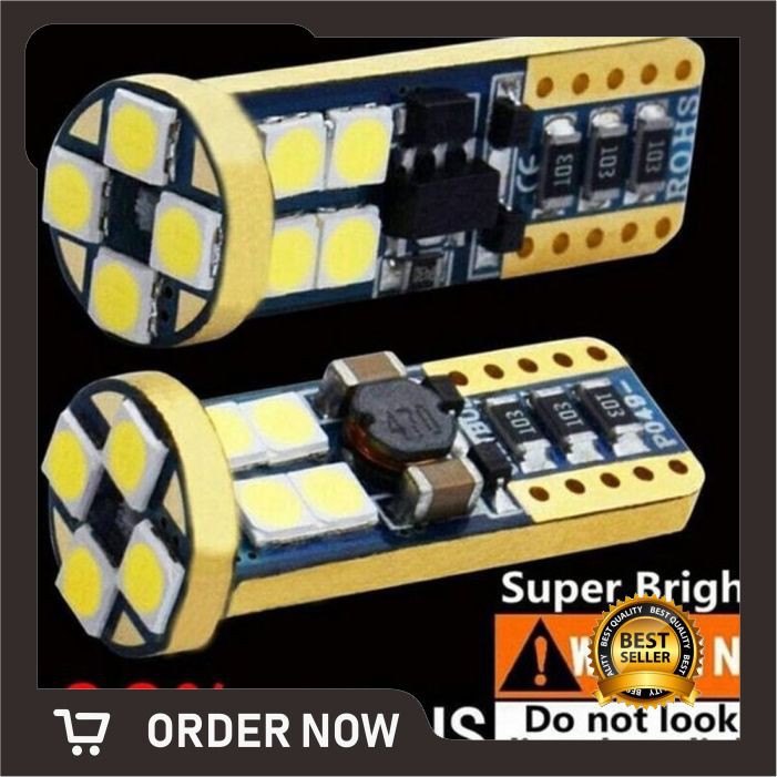 Jual LED SENJA T10 EXTREME BRIGHT SMD3030 2PCS SANGAT TERANG | Shopee ...