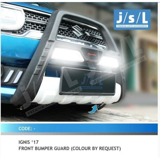 Jual Suzuki Ignis Front Bumper Guard Activo / Tanduk Depan JSL | Shopee ...