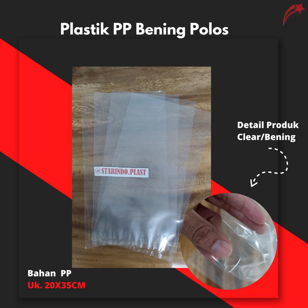 Jual Plastik Pp Bening Tebal 08 1 Kg An Untuk Kemasan Beras Tepung Snack Shopee Indonesia 6950