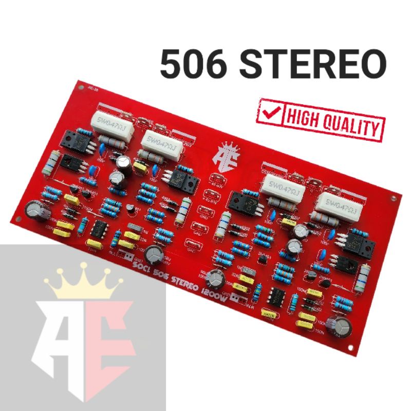Jual Kit Driver Power Amplifier SOCL 506 Stereo 1200W AE-38 | Shopee
