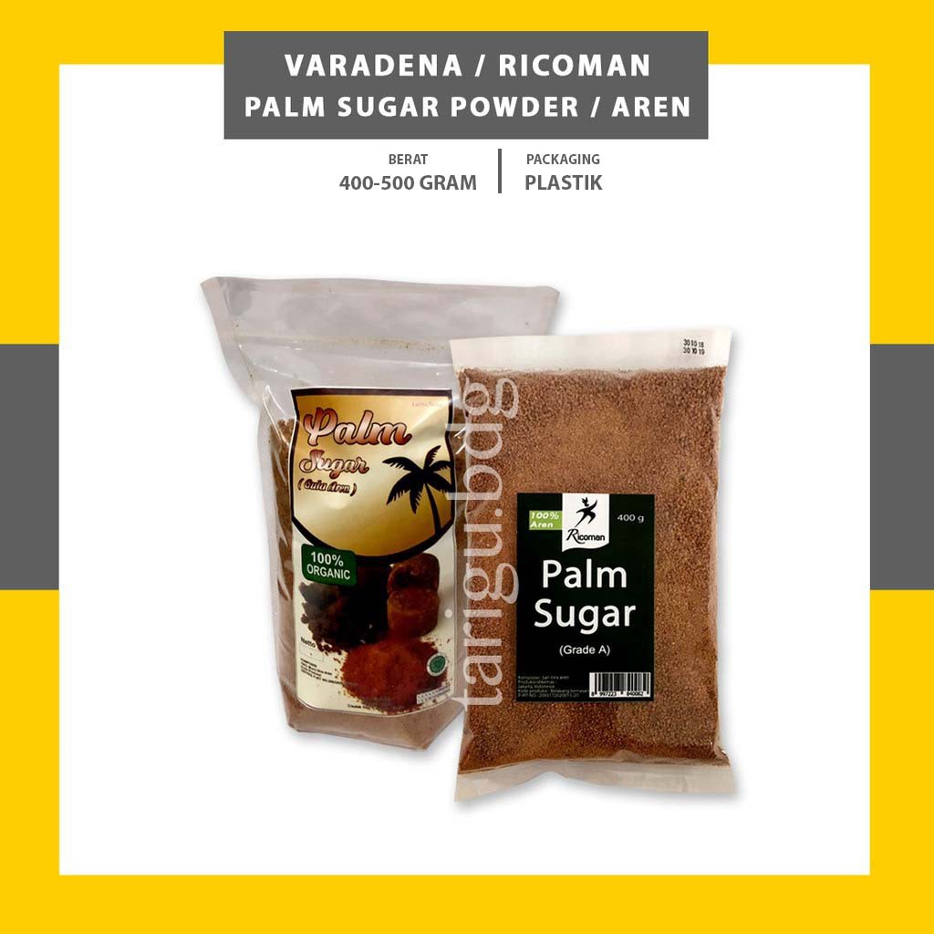 Jual Gula Aren Ricoman 400gr Palm Sugar Gula Palem Bubuk Gula