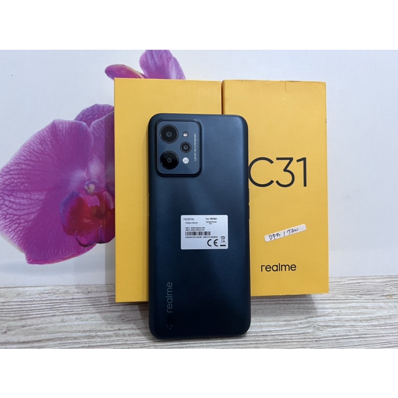 Jual REALME C31 3/32 4/64 Second Fullset | Shopee Indonesia