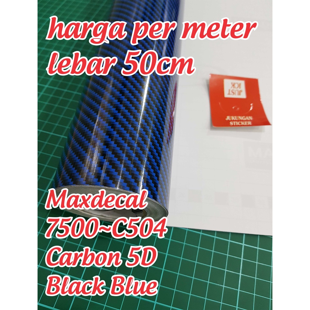 Jual Stiker Sticker Vinyl Maxdecal Carbon 5d Skotlet Max Decal