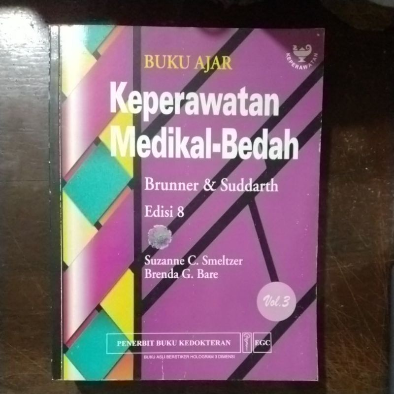 Jual Buku Original Vol. 3 Buku Ajar Keperawatan Medikal - Bedah Brunner ...