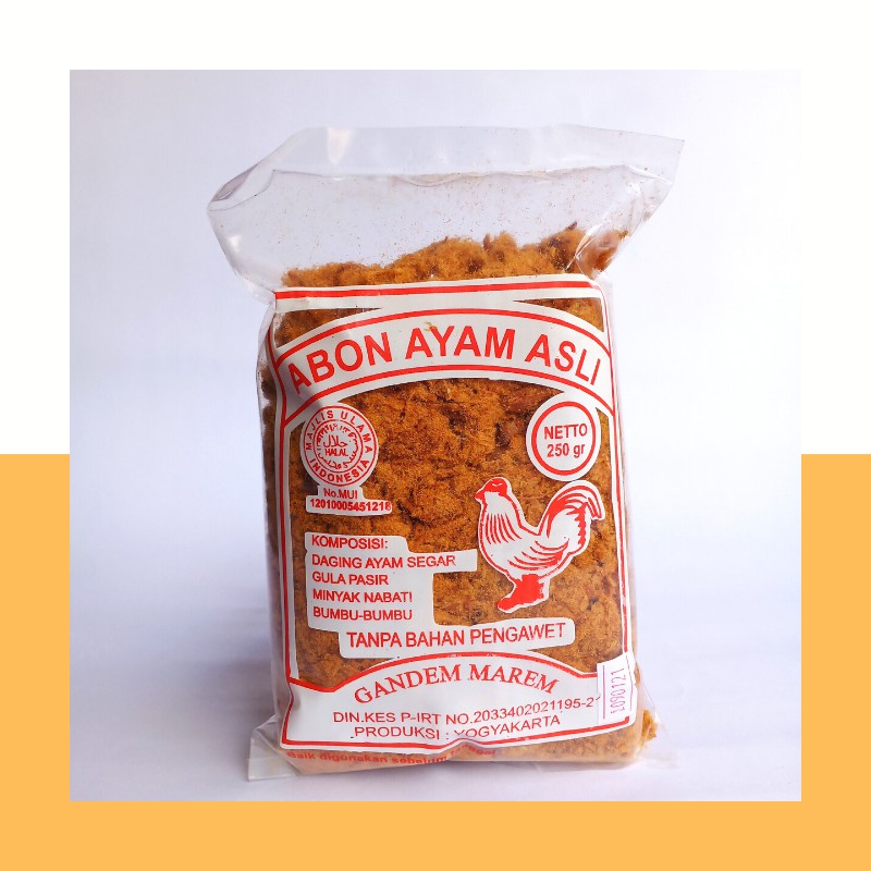 Jual Abon Ayam Asli No Msg Gr Halal Shopee Indonesia