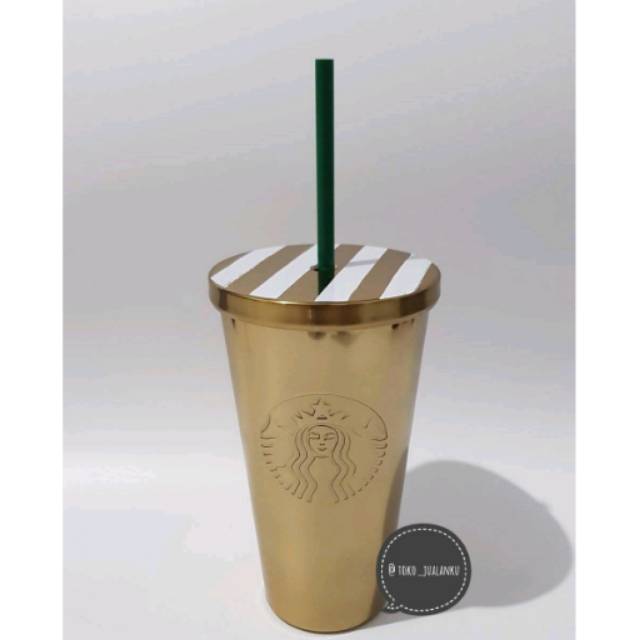 Jual Code cold cup tumbler ( gold limited ). | Shopee Indonesia