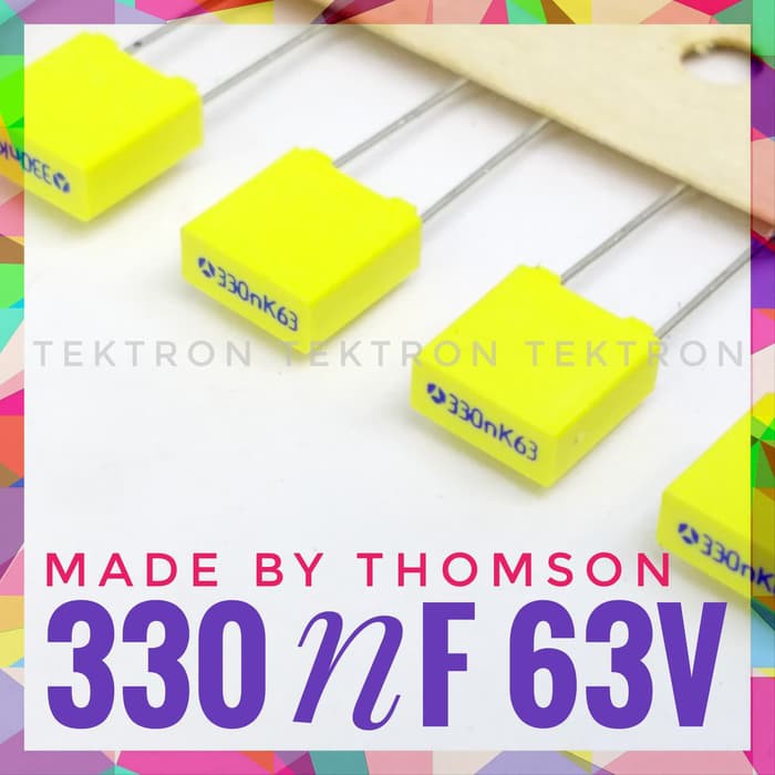 4 Condensateurs THOMPSON 390NF 63V - 390nK, Neufs (NOS Ou Similaire), Pour L’électronique Audio, Amplis, Réparations Vintage