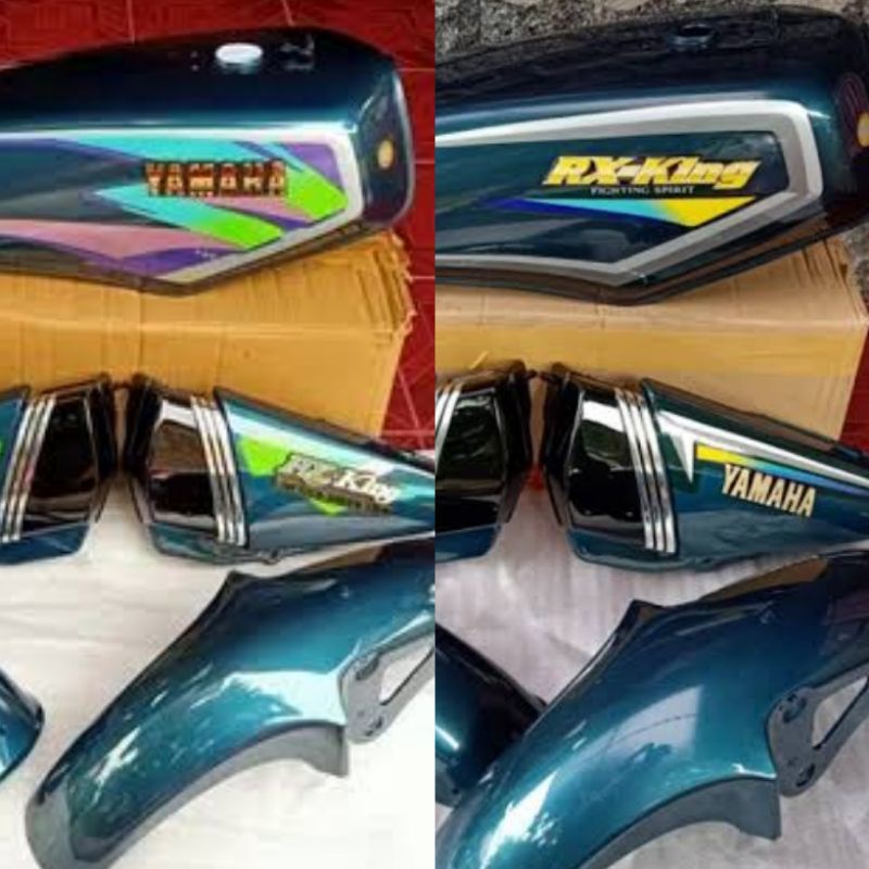 Jual Bodi Body Tangki Set Rx King Tahun 19952003 Warna Hijau Botol