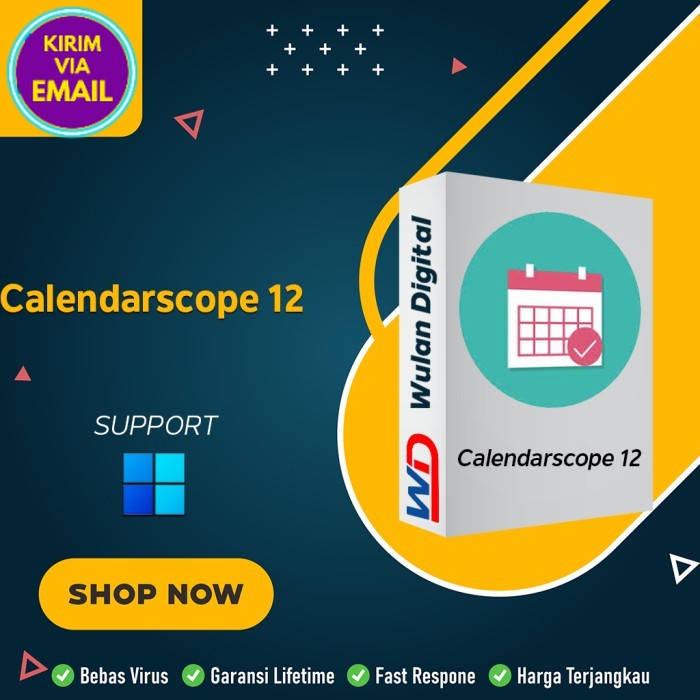 Jual Software Kalender Canggih: Calendarscope 12 Full Version [Win ...