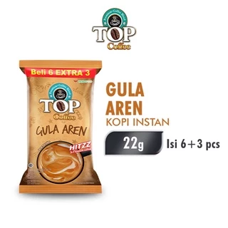 Top Coffee Kopi Instan Gula Aren Pack 22 gr isi 6 + 3 pcs