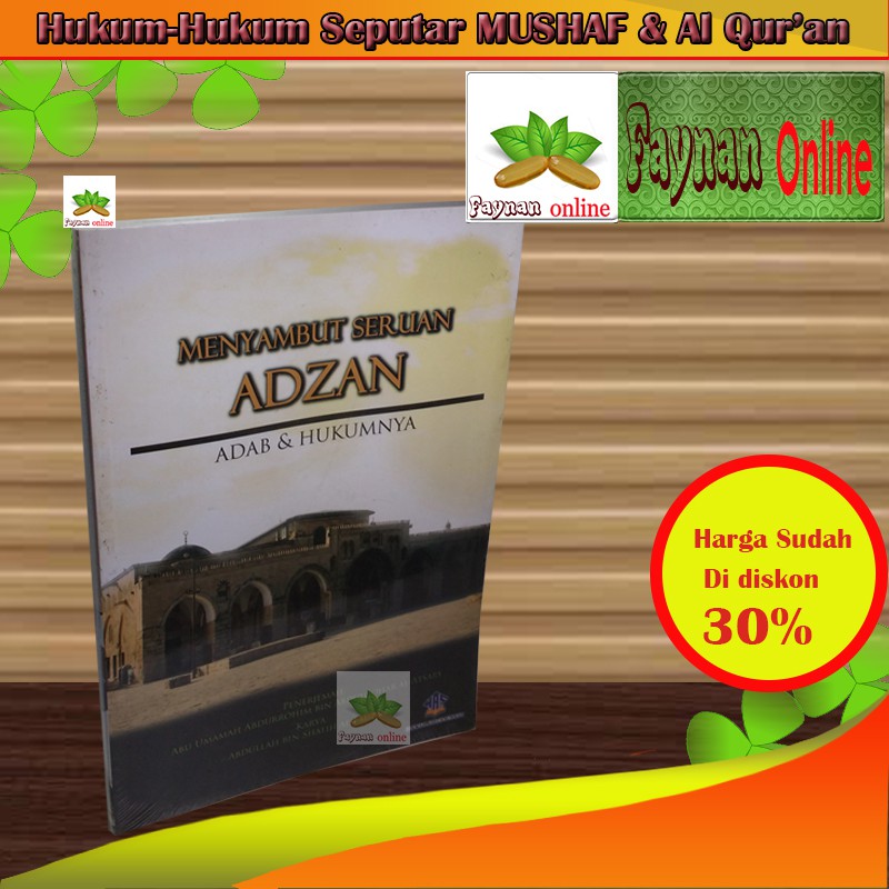 Jual Buku Islami Menyambut Seruan ADZAN - Adab Dan Hukumnya | Shopee ...