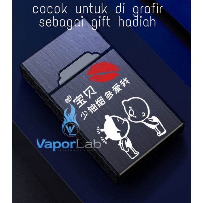 Jual kotak box tempat simpan rkk slim panjang A1 cig case besi | Shopee ...