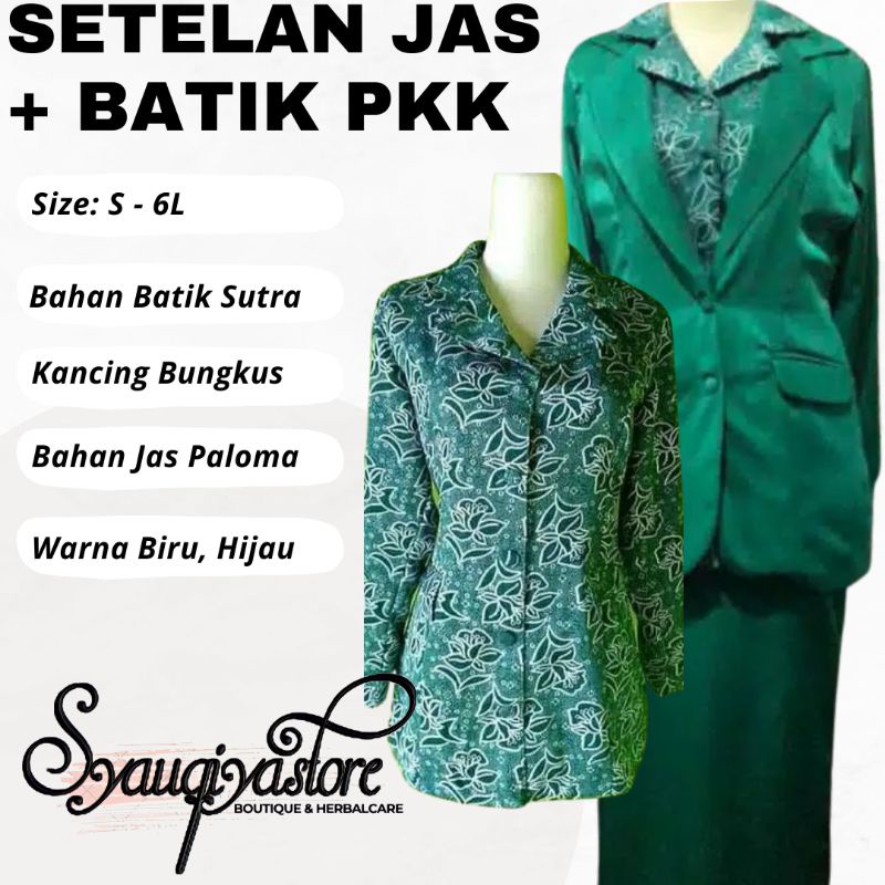 Jual Seragam Batik Pkk Dan Jas Jadi Gratis Masker Batik Pkk Baca