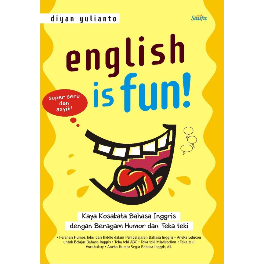 Jual Buku English Is Fun Diyan Yulianto Ori Terapibuku Shopee Indonesia