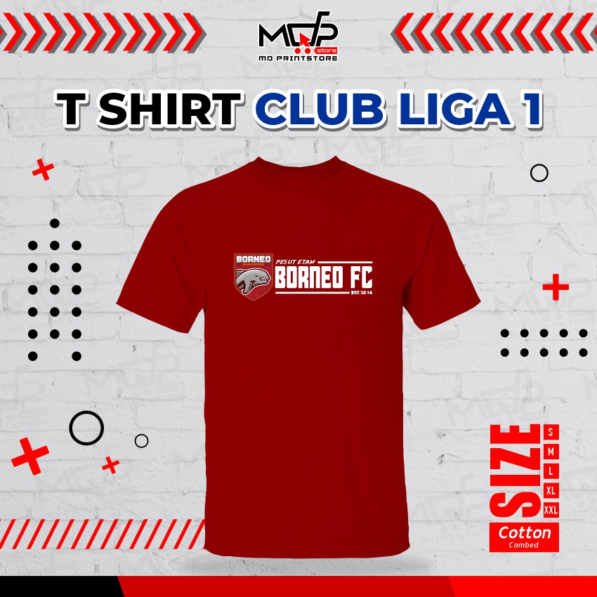 Jual KAOS BRI LIGA 1 BORNEO FC BAJU KLUB BOLA TSHIRT FOOTBALL CLUB ...