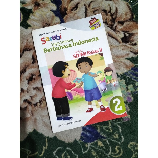 Jual ORIGINAL BUKU SASEBI SAYA SENANG BERBAHASA INDONESIA KELAS 2 SD ...