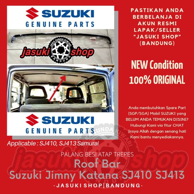 Jual Roof Bar Penyangga Palang Tulang Besi Atap Trepes Suzuki Jimny