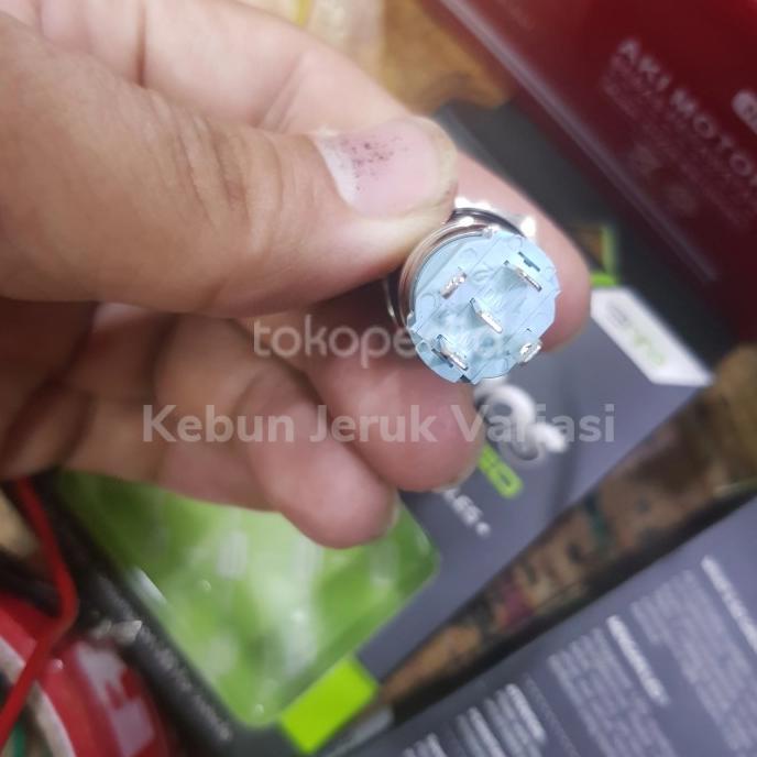 Jual Saklar Push On Off Switch Stainless Lampu Illuminated LED Nine ...