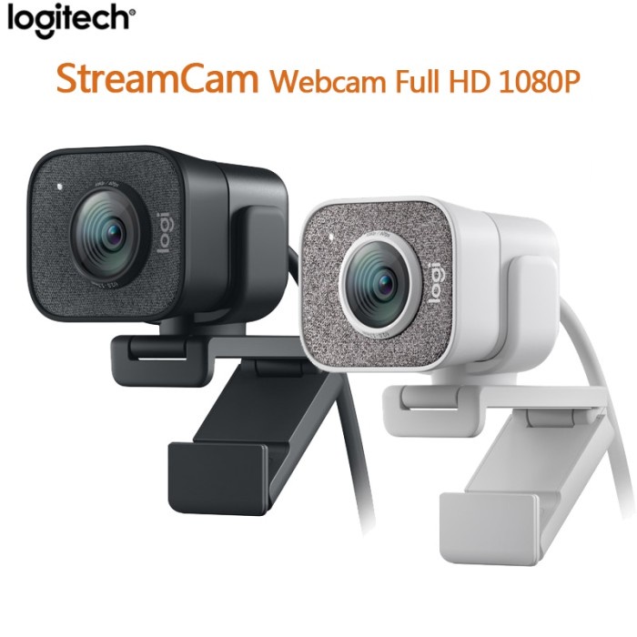 Jual Logitech StreamCam Stream Cam Full HD USB-C Webcam Logitech ...