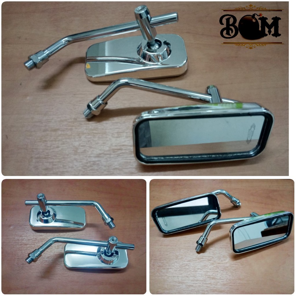 Jual Spion Honda Kotak Kecil Day Kaca Biru Dan Kaca Putih Cb Gl Mp Tiger Vario Beat Shopee